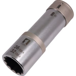 イチネンMTM ミツトモ 19876 QCソケット ダブル 32/36mm 12角 イチネンMTM