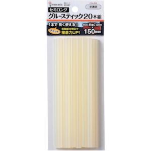 THREEAXIS THREEAXIS 20357 セミロンググルースティック 半透明 20本組