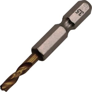 イチネンMTM ミツトモ 26845 六角軸ショートドリル 2本組 3.5mm イチネンMTM
