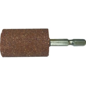 イチネンMTM ミツトモ 27802 六角軸 軸付砥石 金属用 WA 円筒型 φ25×38mm イチネンMTM