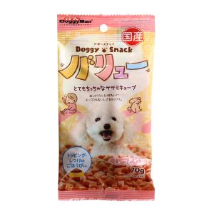 ドギーマンハヤシ DoggyMan ドギーマン ドギースナックバリュー とてもちっちゃなササミキューブ 70g 2085750