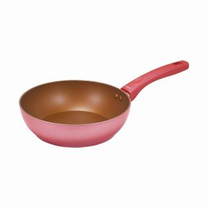 パール金属 パール金属 VISIONS GOLD Coating IH対応 ディープパン 24cm ピンク CP-8797