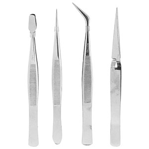 E-Value EHP-4SN ステンレスピンセット 4本組 E-Value