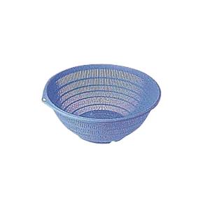 本間冬治工業 弁慶 PP カラー ザル 18cm ブルー 本間冬治工業