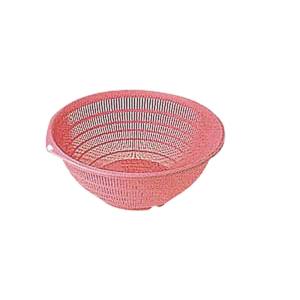本間冬治工業 弁慶 PP カラー ザル 20cm ピンク 本間冬治工業