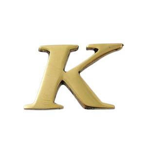 光 光 QL20-K 真鍮ゴールド文字 大文字 英 K