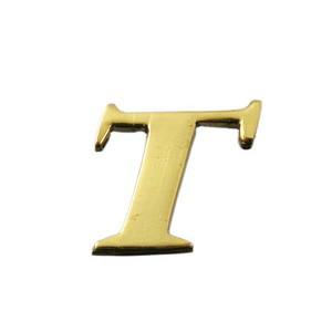 光 光 QL20-T 真鍮ゴールド文字 大文字 英 T