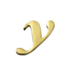 光 光 QS20-Y 真鍮ゴールド文字 小文字 英 y