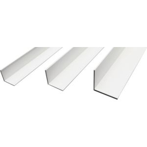 光 光 WA-25251 アルミアングル ホワイト 25×25×1mm 長さ995mm メーカー直送 代引 北海道沖縄離島不可