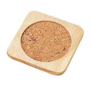 小柳産業 OYANAGI 小柳産業 コルクコースター 白木 角