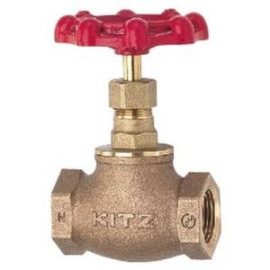 キッツ KITZ キッツ K-25A K 青銅グローブ弁 JIS 5K 25A メーカー直送 代引不可 北海道沖縄離島不可