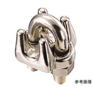 水本機械製作所 水本機械製作所 B-2574 ステンレス ワイヤークリップ SUS316 使用ロープ径1.5mm