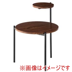 東谷 東谷 PT-205BRD サイドテーブル ブラウン/ダークグレー メーカー直送 代引不可 北海道沖縄離島不可