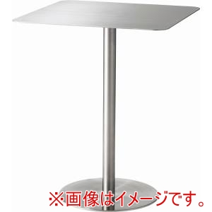 東谷 東谷 PF-104SV カフェテーブル スクエア シルバー メーカー直送 代引不可 北海道沖縄離島不可
