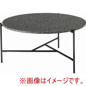 東谷 東谷 PT-209DGB ラウンドテーブル ブラック メーカー直送 代引不可 北海道沖縄離島不可