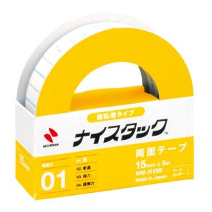 ニチバン NICHIBAN ニチバン NW-R15S 両面テープ ナイスタック リムカ 弱粘着タイプ 15mx5m
