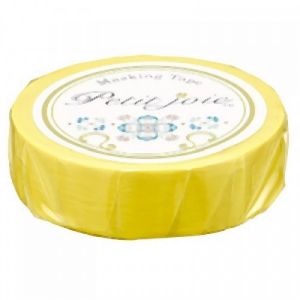 ニチバン NICHIBAN ニチバン プチジョア マスキングテープ イエロー 15mm×18m PJMT-15S060