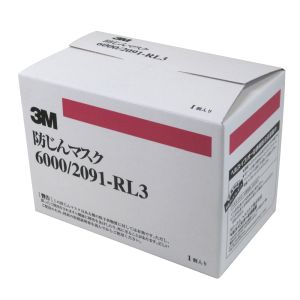 スリーエム 3M スリーエム 3M 6000/2091-RL3M 取替式防じんマスク Mサイズ