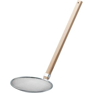 新越ワークス TS ステンレス 木柄 そば揚 18cm 新越ワークス スリースノー