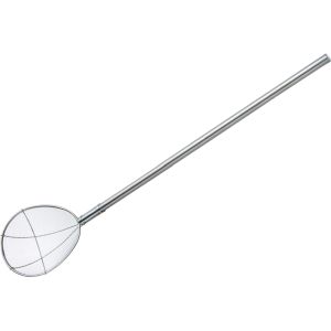 新越ワークス TS パイプ柄 給食用 すくい網 スイノー型 特大 極荒目 柄長100cm 新越ワークス スリースノー