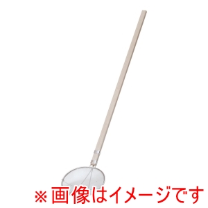 スリースノー スリースノー TS ステンレス木柄給食用すくい網 丸型 24cm 細目 14メッシュ