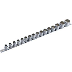スエカゲツール SUEKAGETOOL  スエカゲツール SS1216H 1/2DR 16PC スプラインソケットハンガーセット