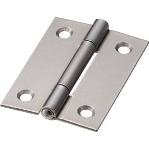 トラスコ TRUSCO トラスコ 888-51N スチール製厚口蝶番 生地仕上げ 全長51mm 10個入 TRUSCO