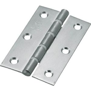 トラスコ TRUSCO トラスコ ステンレス製厚口蝶番 ナイロンリング入 全長76mm 4個入 ST-888NR-76HL