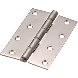 トラスコ TRUSCO トラスコ ステンレス製厚口蝶番 ナイロンリング入 全長102mm 4個入 ST-888NR-102HL