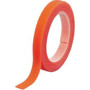 トラスコ TRUSCO トラスコ マジックバンド結束テープ 両面 幅10mm×長さ1.5m オレンジ MKT-1015-OR