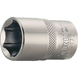トラスコ TRUSCO トラスコ T4-15S ソケット 6角タイプ 差込角12.7 対辺15mm TRUSCO