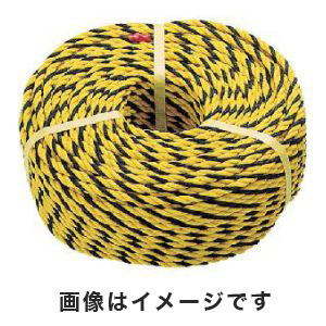 トラスコ TRUSCO トラスコ 標識ロープ 3つ打 7.5mm×30m R-930T