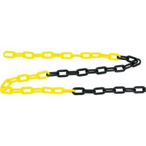 トラスコ TRUSCO トラスコ プラチェーン 黄/黒 6MM×2M TPCB6-2YB