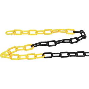 トラスコ TRUSCO トラスコ プラチェーン 黄/黒 8MM×3M TPCB8-3YB