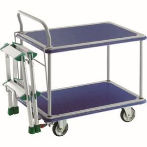 トラスコ TRUSCO トラスコ 304NS-TAF2 ドンキーカート 2段式片袖タイプ740×480 S付 TAF-2付 TRUSCO メーカー直送 代引不可 沖縄 離島不可