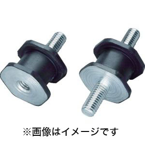 トラスコ中山 TRUSCO 六角防振ゴム両ボルト 許容荷重62N TOH-2115D
