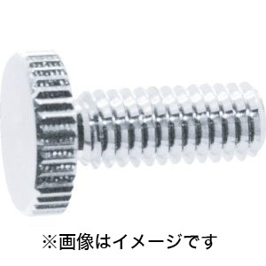 トラスコ中山 TRUSCO 装飾平小ねじ 低頭縦目ローレット M6 Φ16 L15 1個入 DS-AB210