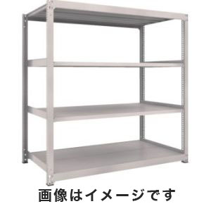 トラスコ TRUSCO トラスコ M3型中量棚 H1800 W1200 D1121 4段 ネオグレー M3-64124 NG メーカー直送 代引不可