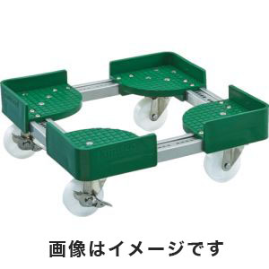 トラスコ中山 TRUSCO 伸縮式コンテナ台車SUS 内寸400-500X400-500 S付 FCD-4040SUS-S メーカー直送 代引不可