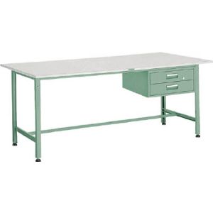 トラスコ TRUSCO トラスコ AE型作業台 900×600×H740 2段引出付 1台 AE-0960F2 3個口 メーカー直送 代引不可 北海道 沖縄 離島不可