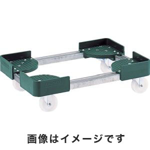 トラスコ中山 TRUSCO 伸縮式コンテナ台車 内寸500-600X600-700 スチール製 FCD-5060 メーカー直送 代引不可