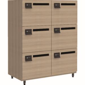 トラスコ TRUSCO トラスコ WPL1290E-GO 木製パーソナルロッカー コンセント付 2列3段 グリジオーク TRUSCO メーカー直送 代引不可 北海道 沖縄 離島不可