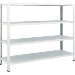 トラスコ TRUSCO トラスコ 軽量棚 中棚ボルトレス型1500×450×1200 4段 ネオグレー L45X-14 NG メーカー直送 代引不可