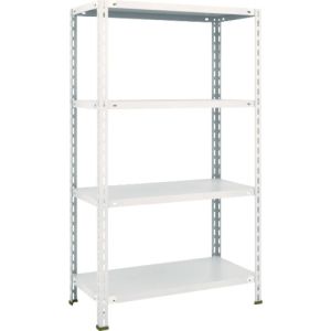 トラスコ TRUSCO トラスコ 軽量棚 中棚ボルトレス型 875×450×1500 4段 ネオグレー L53X-14 NG メーカー直送 代引不可