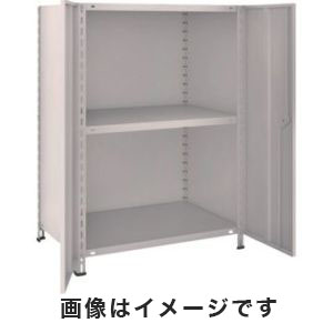 トラスコ TRUSCO トラスコ 43W-T23 NG 軽量棚両開扉付 875×600×H1200 天地3段 ネオグレー TRUSCO メーカー直送 代引不可 沖縄 離島不可