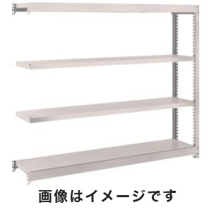 トラスコ TRUSCO トラスコ M1.5型軽中量棚 1460×295×1200 4段連結 ネオグレー M1.5-4534B NG メーカー直送 代引不可