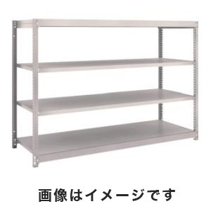 トラスコ TRUSCO トラスコ M1.5型軽中量棚 1760×595×1200 4段単体 ネオグレー M1.5-4664 NG メーカー直送 代引不可