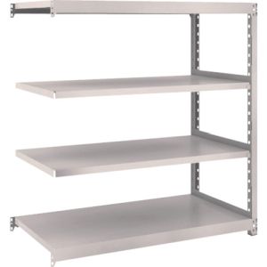 トラスコ TRUSCO トラスコ M2型軽中量棚 1160×600×H1200 4段 連結 ネオグレー M2-4464B NG メーカー直送 代引不可