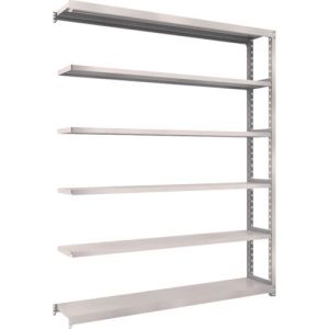 トラスコ TRUSCO トラスコ M2型軽中量棚 1760×300×H2100 6段 連結 ネオグレー M2-7636B NG メーカー直送 代引不可