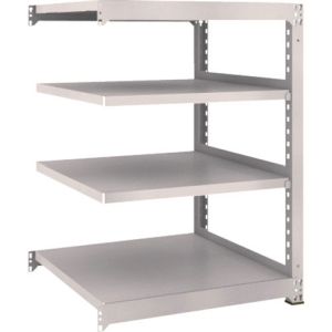 トラスコ TRUSCO トラスコ M3型中量棚 900×921×H1200 4段 連結 ネオグレー M3-4394B NG メーカー直送 代引不可